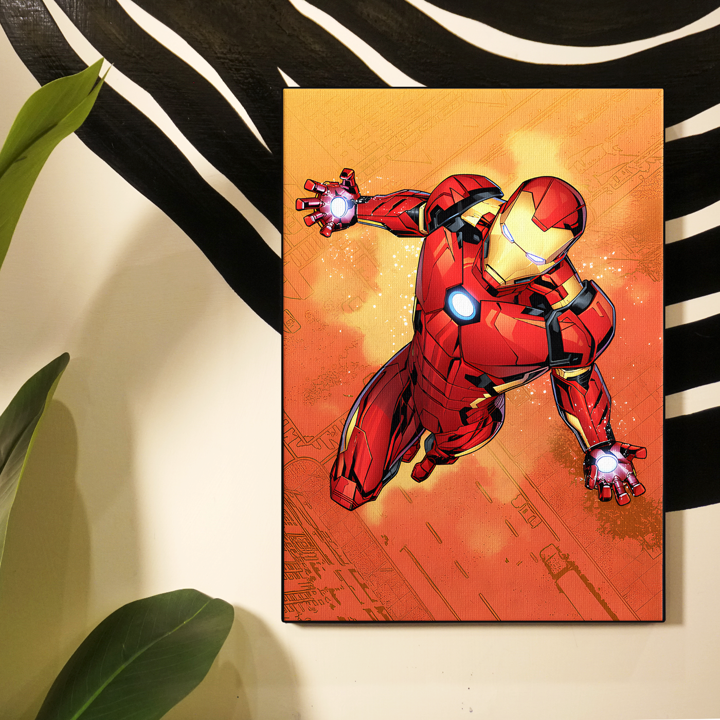 Iron Man Colorful Comic Poster