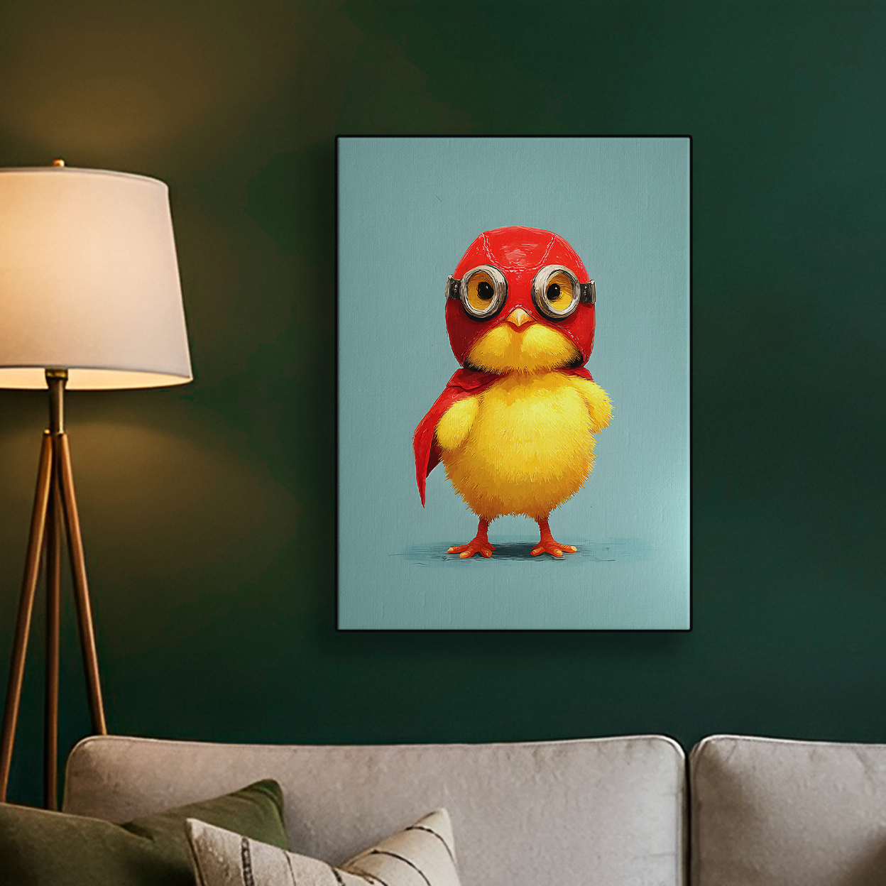 Chick Superhero Portrait