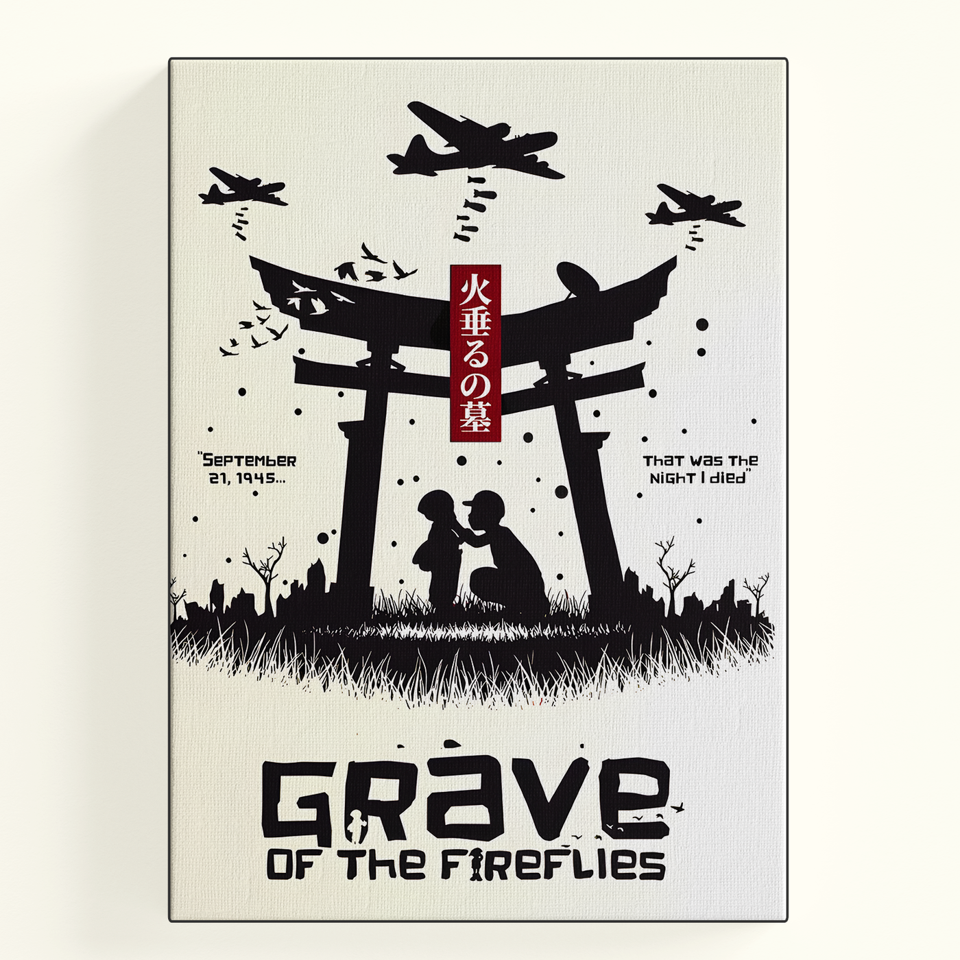 Grave of the Fireflies Poster