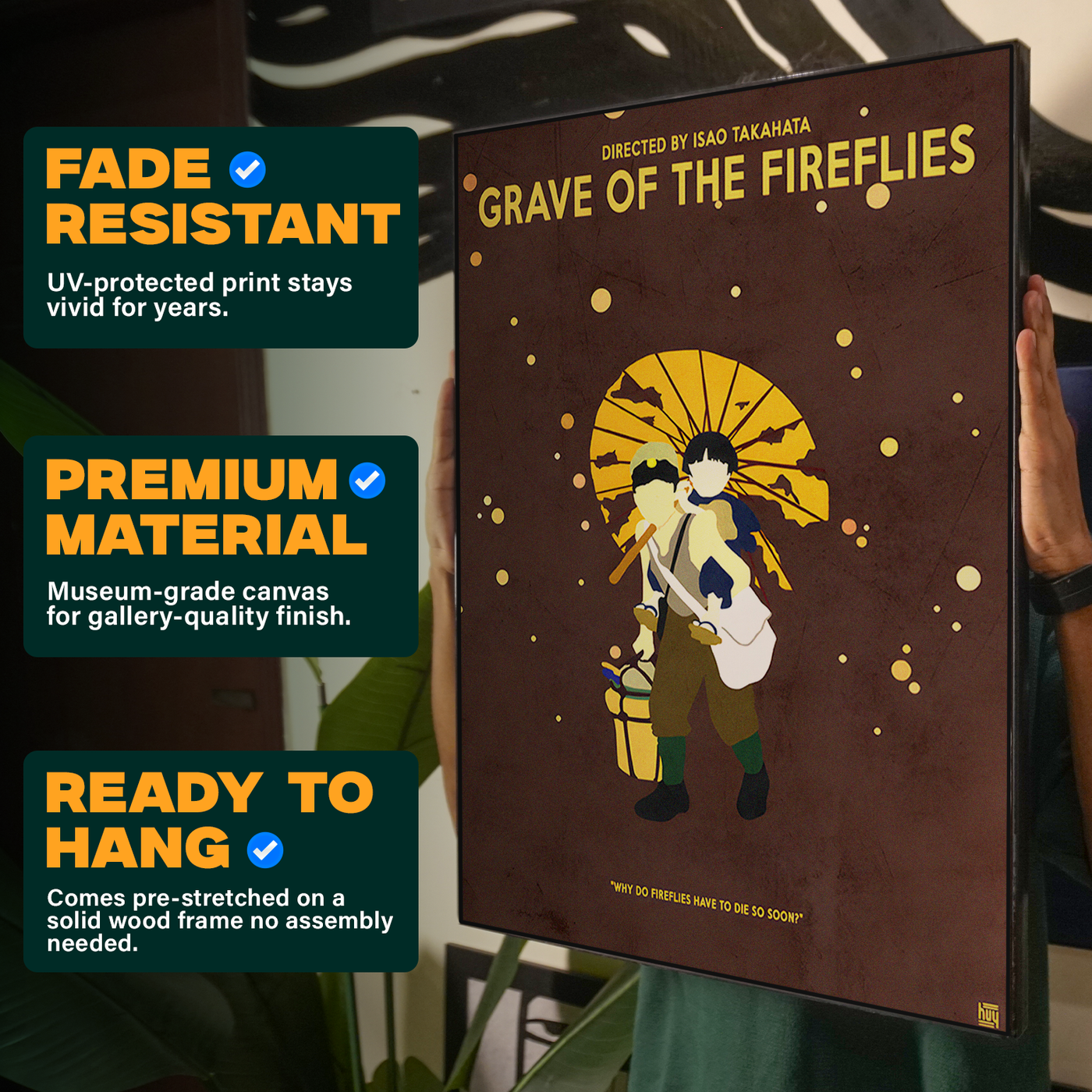Grave of the Fireflies Movie Poster