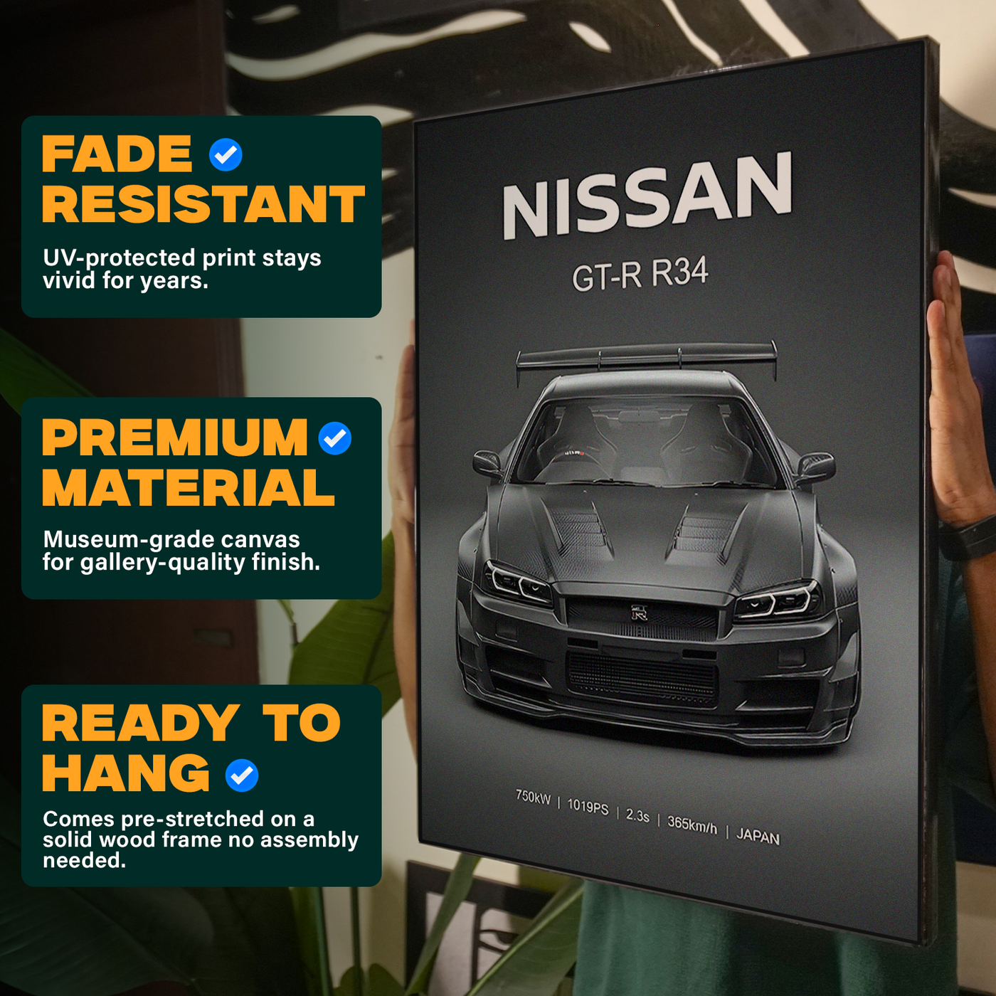 Nissan GTR R34 Poster