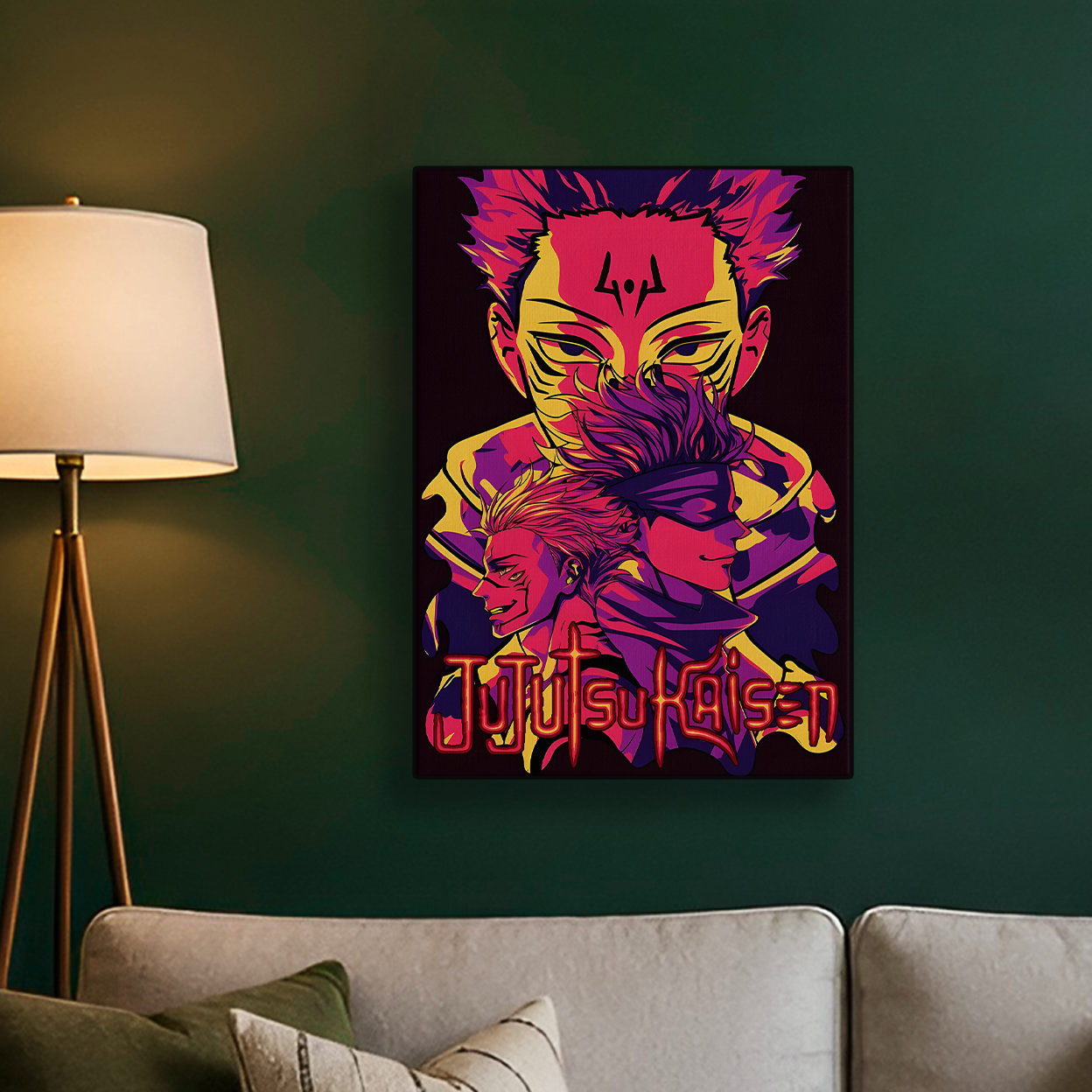 Sukuna Mask Poster
