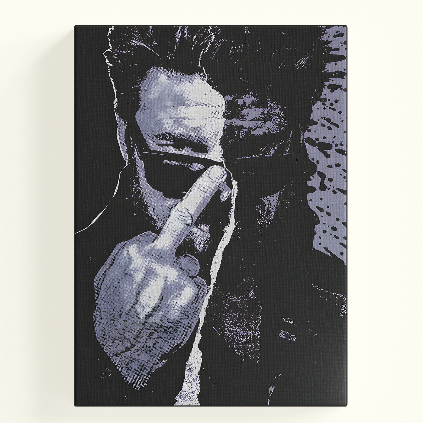 Black and White Gesture Poster
