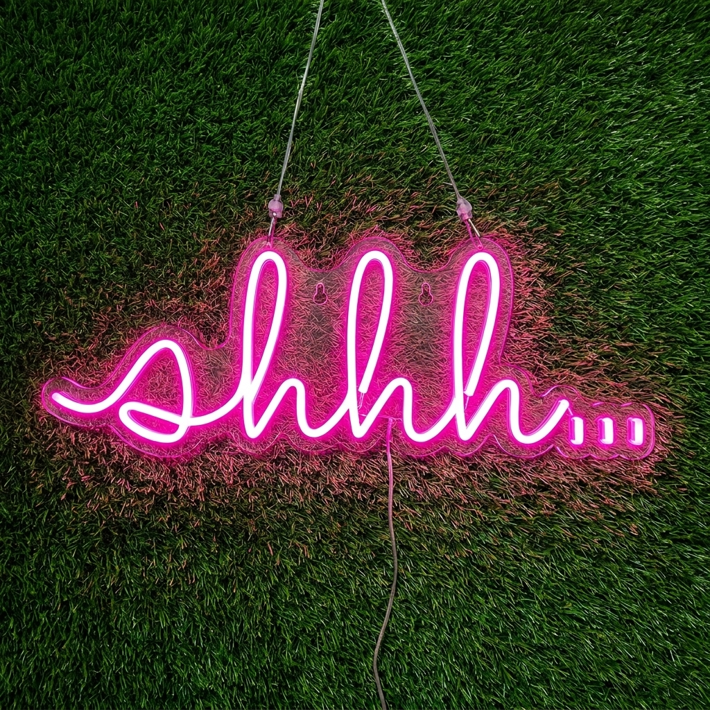 Shhh,,, Neon Sign