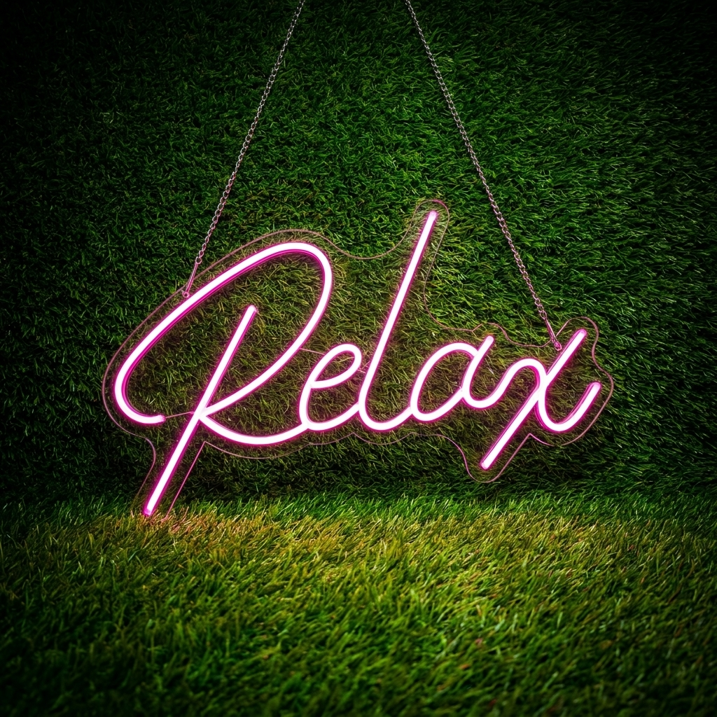 Relax Neon Sign