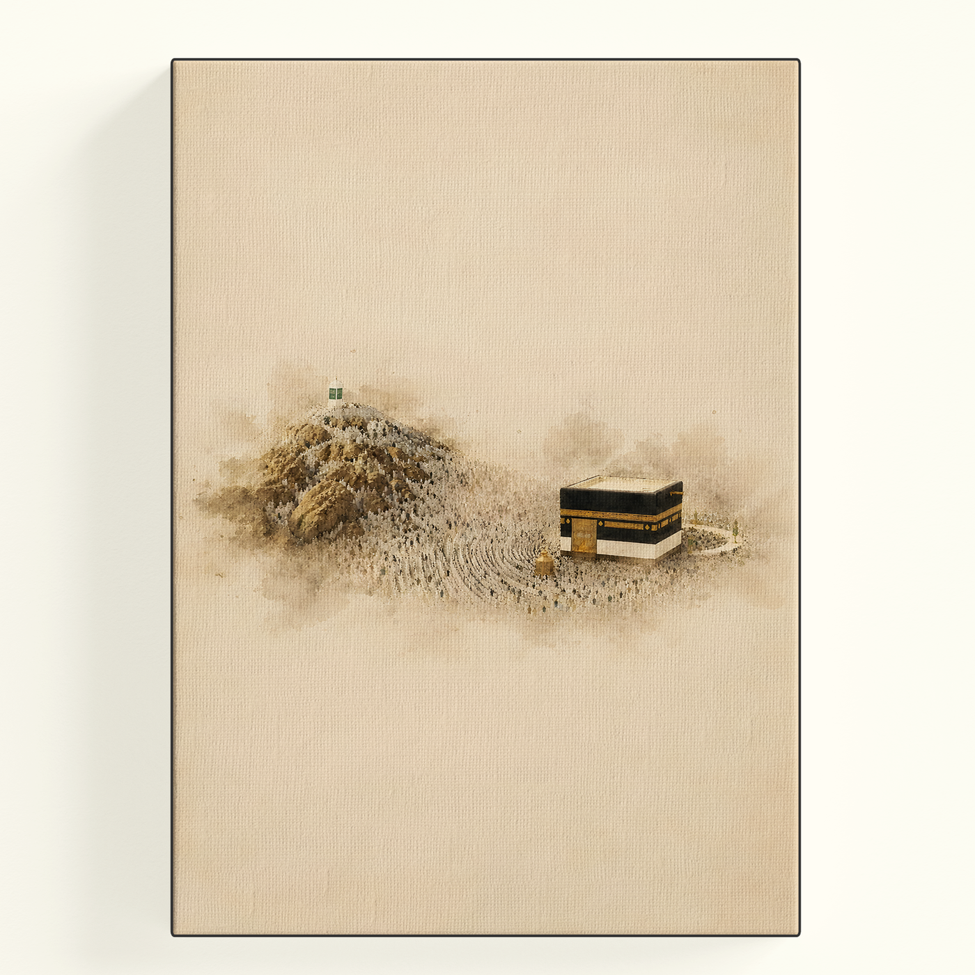 Kaaba Sand Abstract Poster