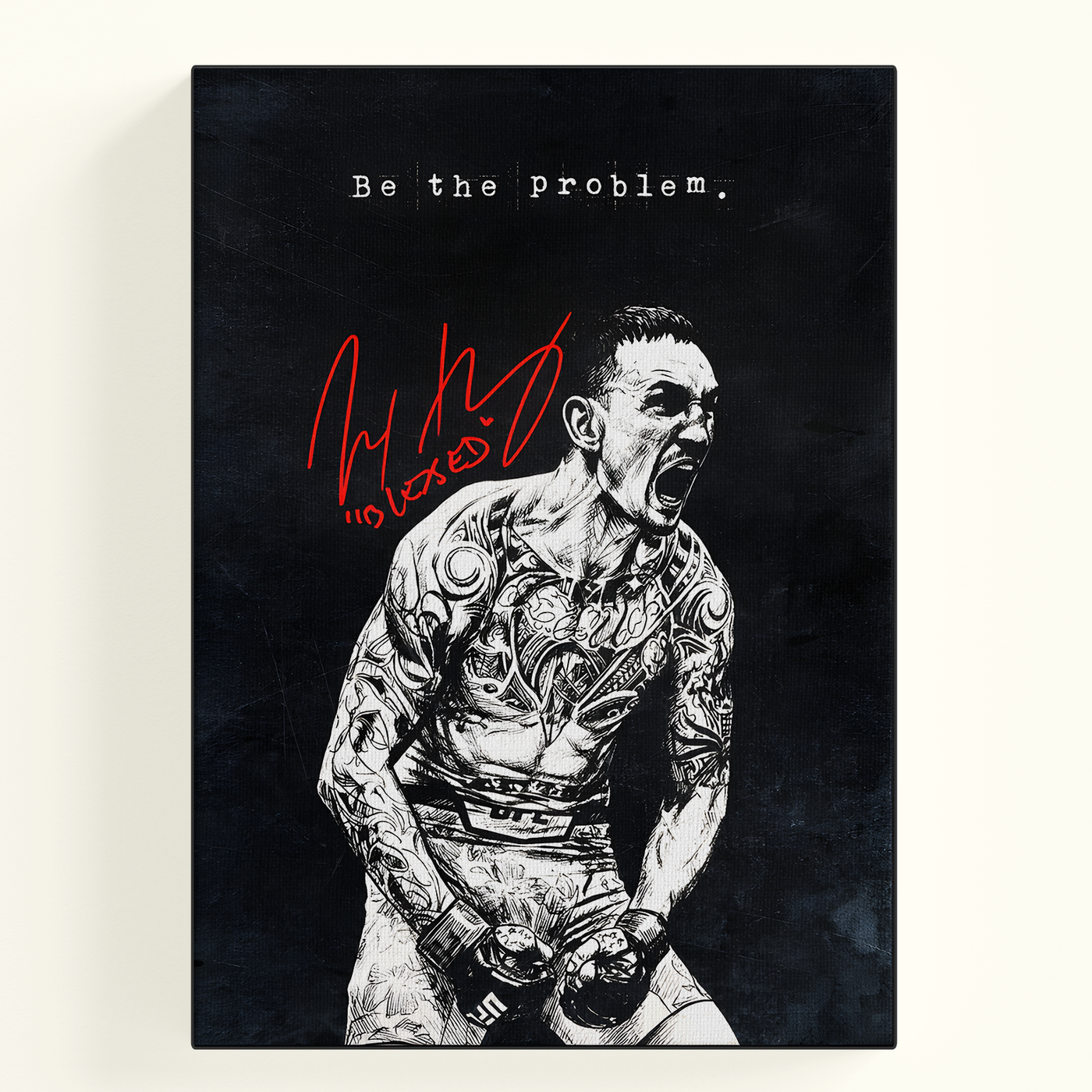 Max Holloway Quote Poster
