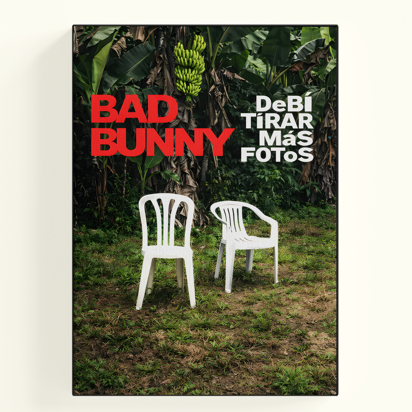 Bad Bunny Chair Poster