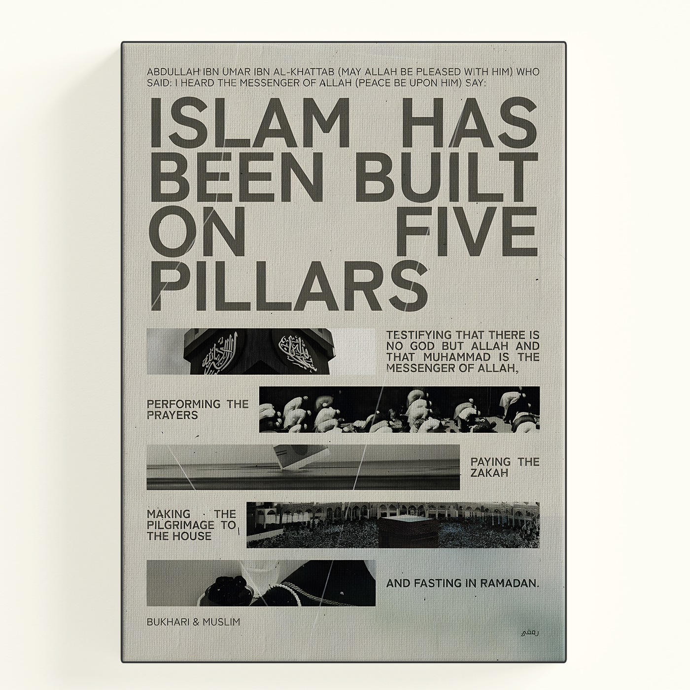 Five Pillars of Islam Poster