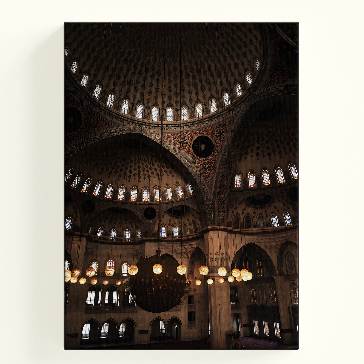 Mosque Interior Arches Poster