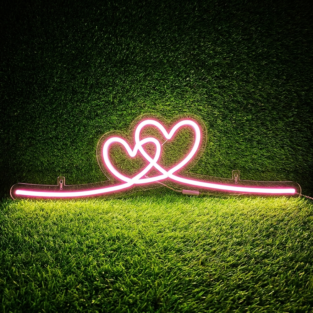 Couple Heart Neon Sign