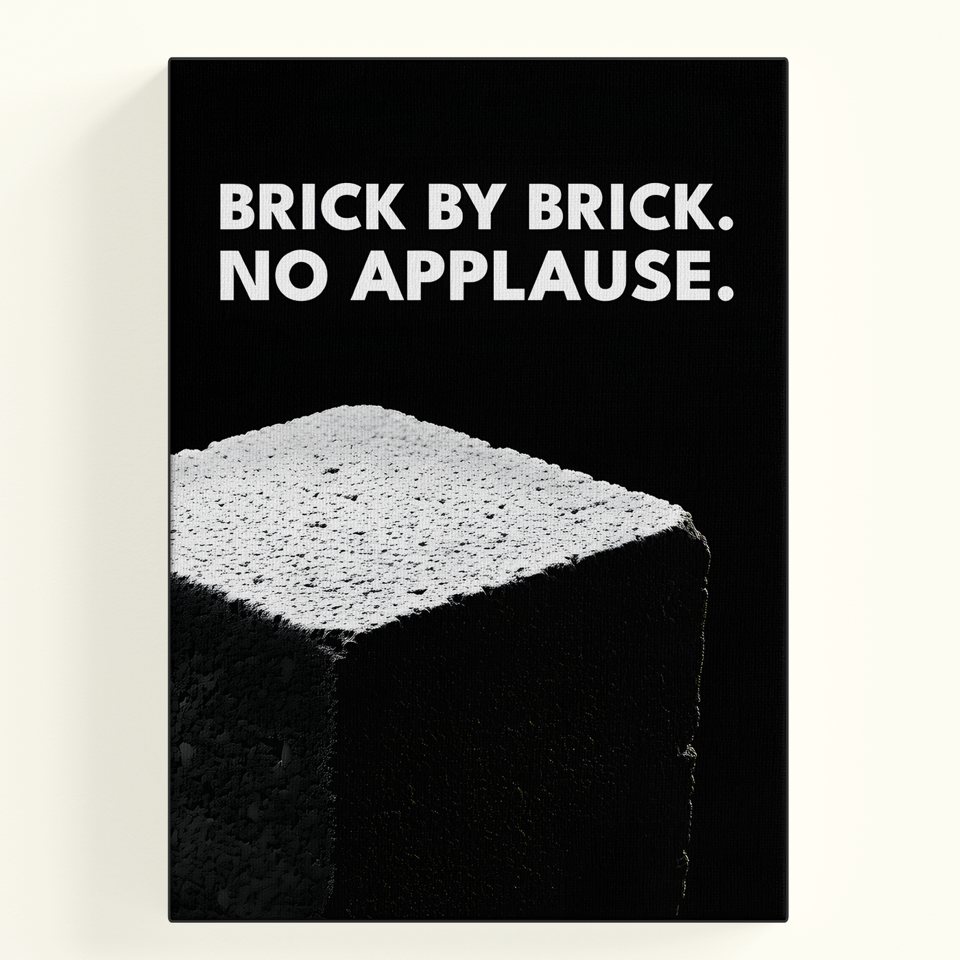 Brick By Brick No Applause Poster