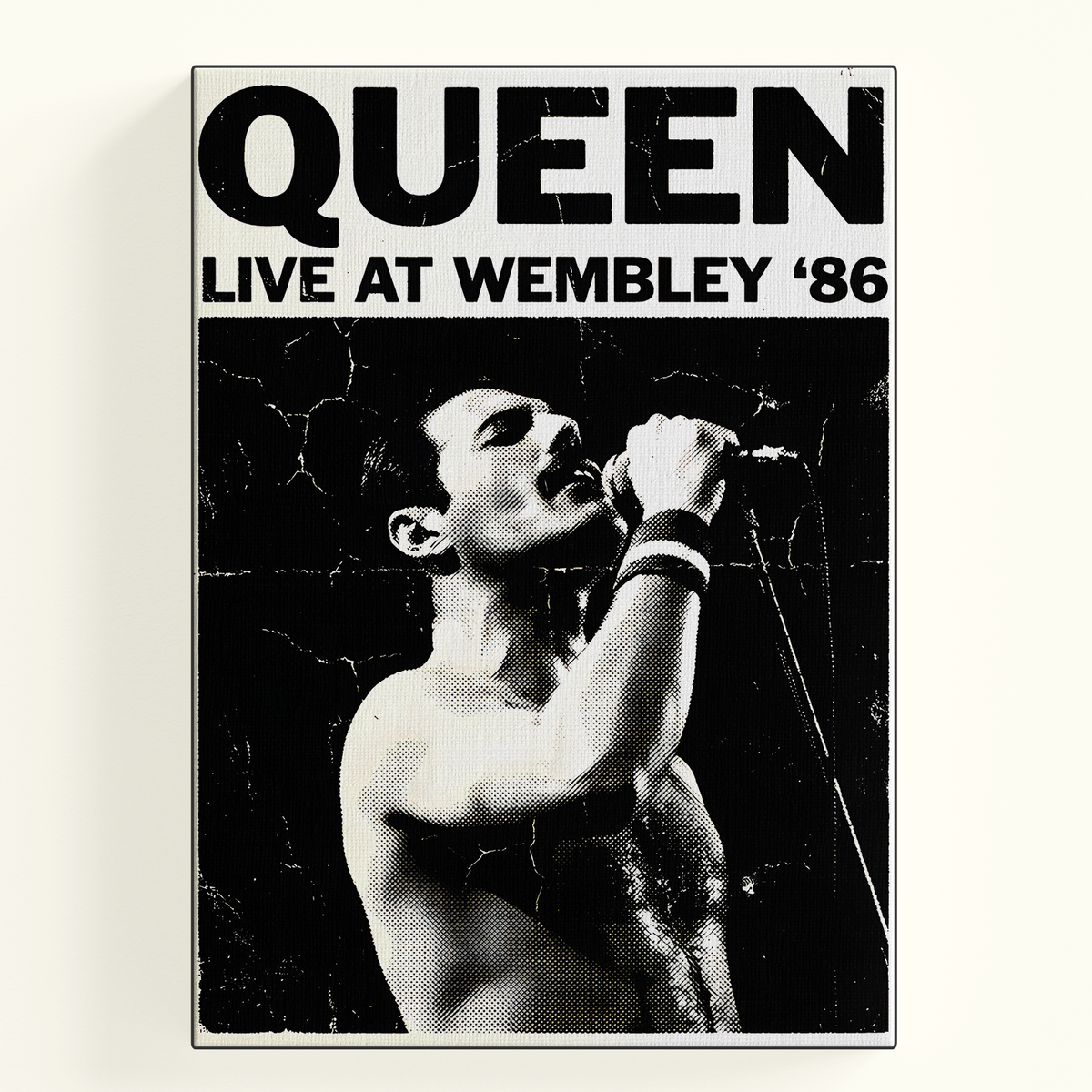 Queen Live at Wembley Poster