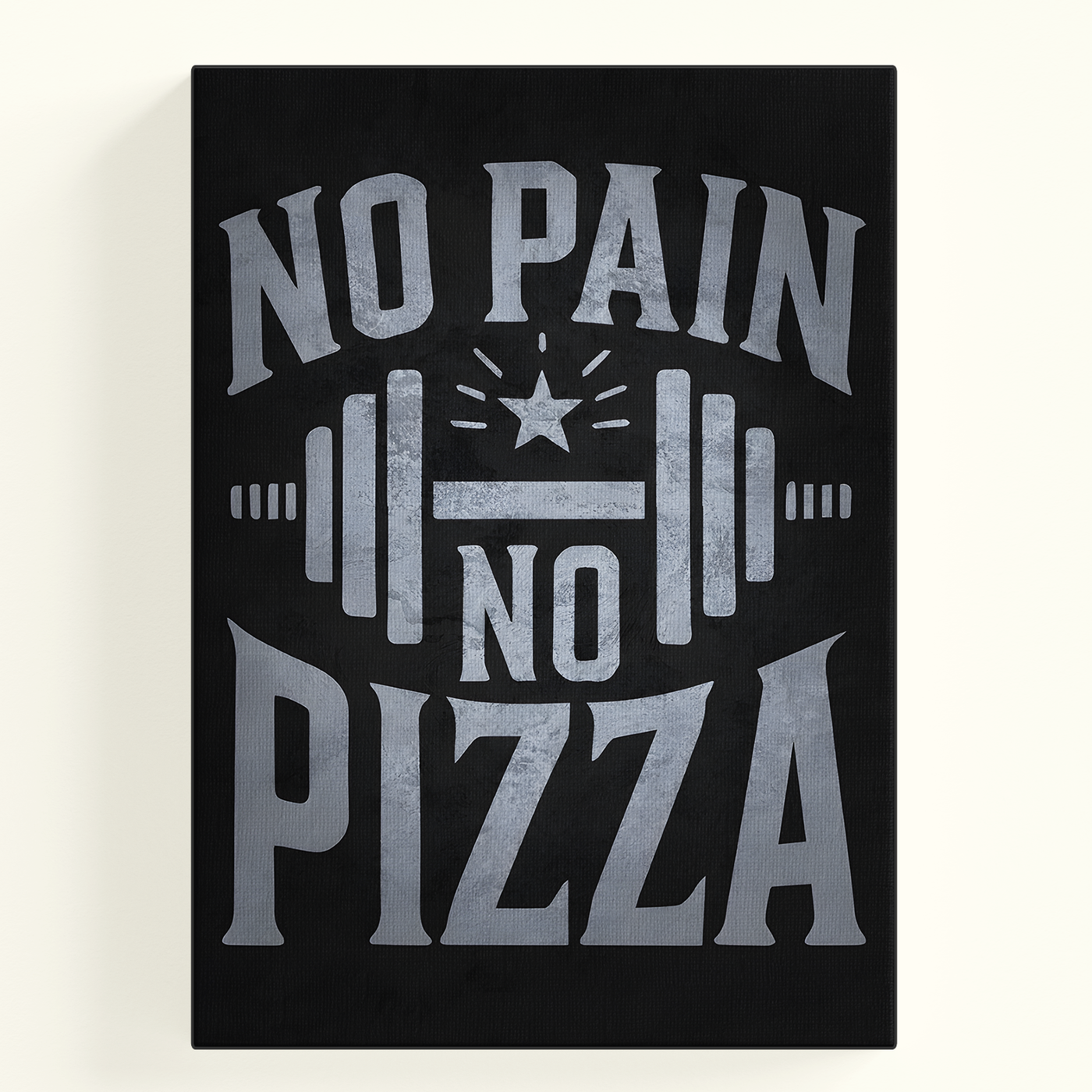 No Pain No Pizza Poster