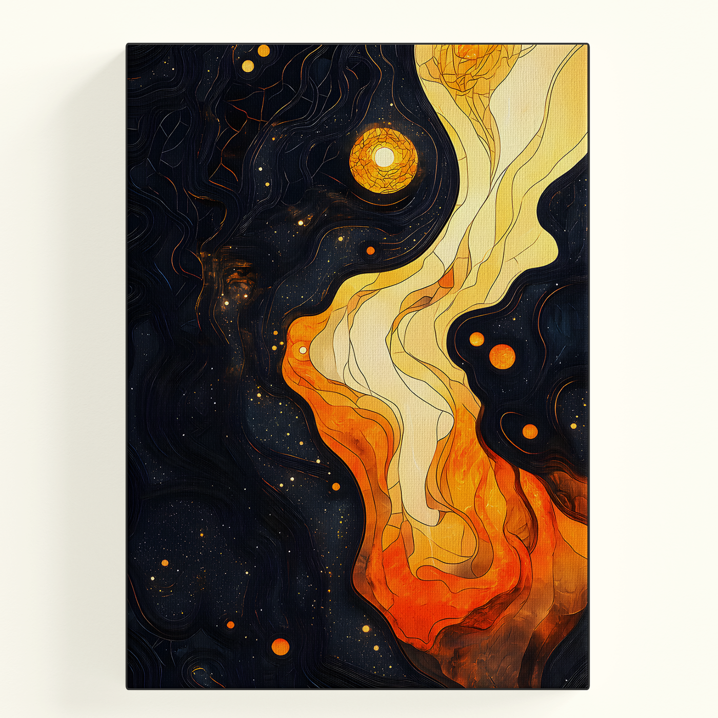 Abstract Galaxy Swirl Poster