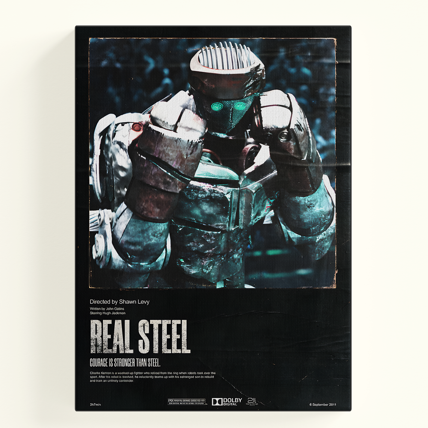Real Steel Boxing Gloves Poster