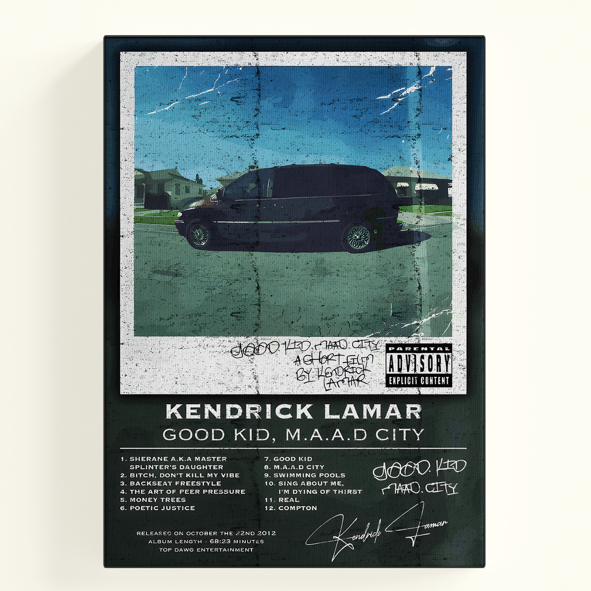 Kendrick Lamar Album Poster