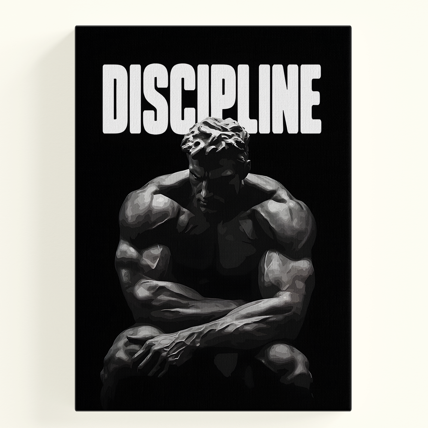 Discipline Yellow Poster