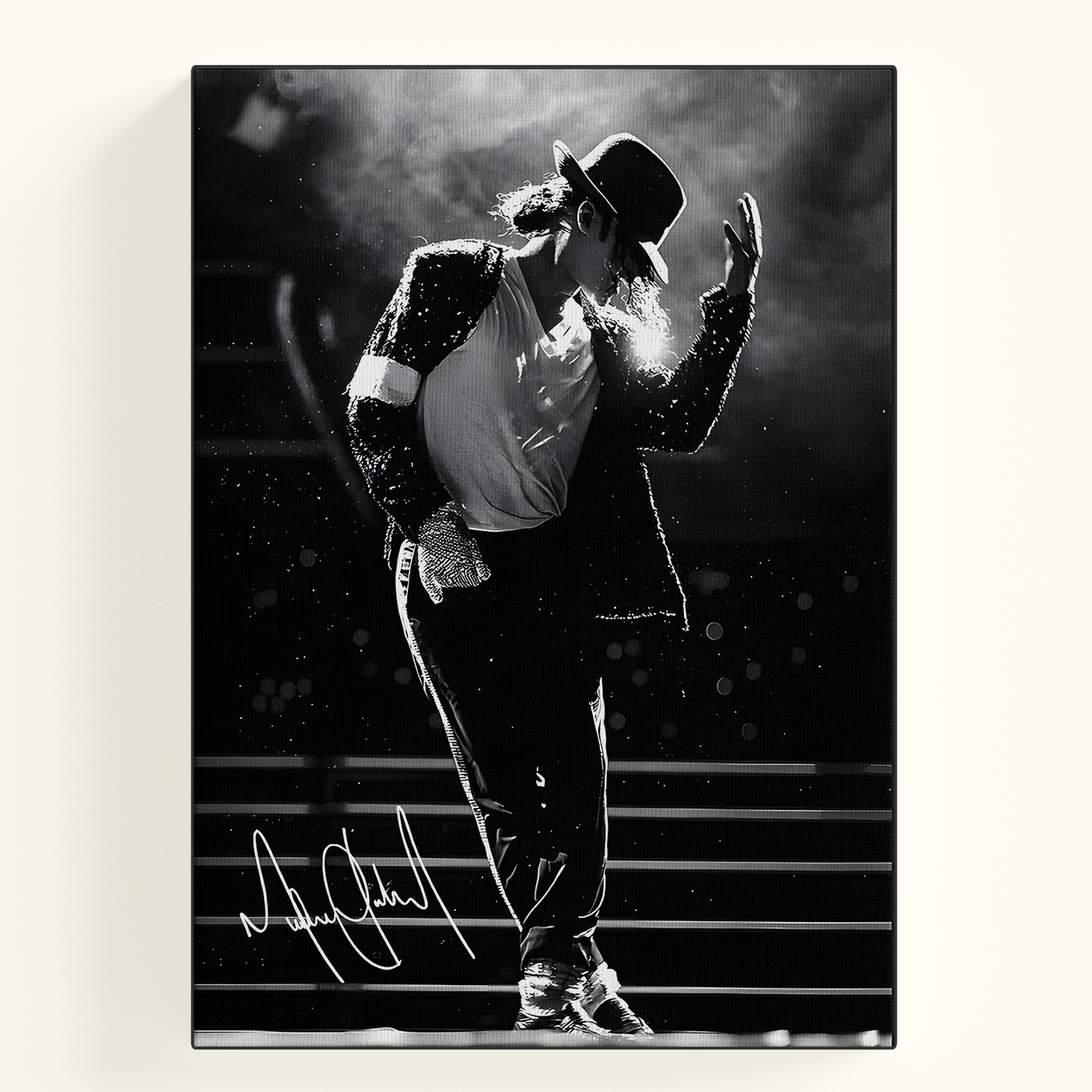 Black and White Michael Jackson Poster