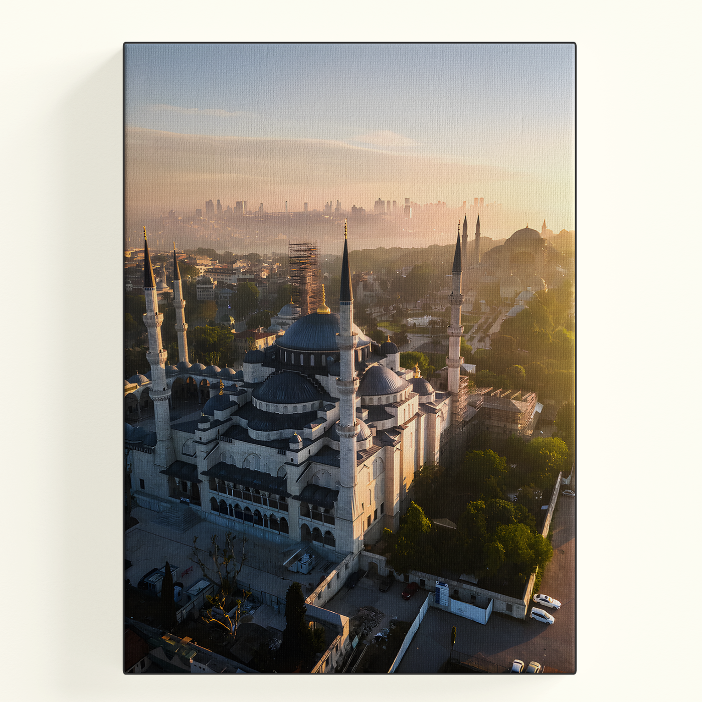 Mosque Exterior Blue Poster