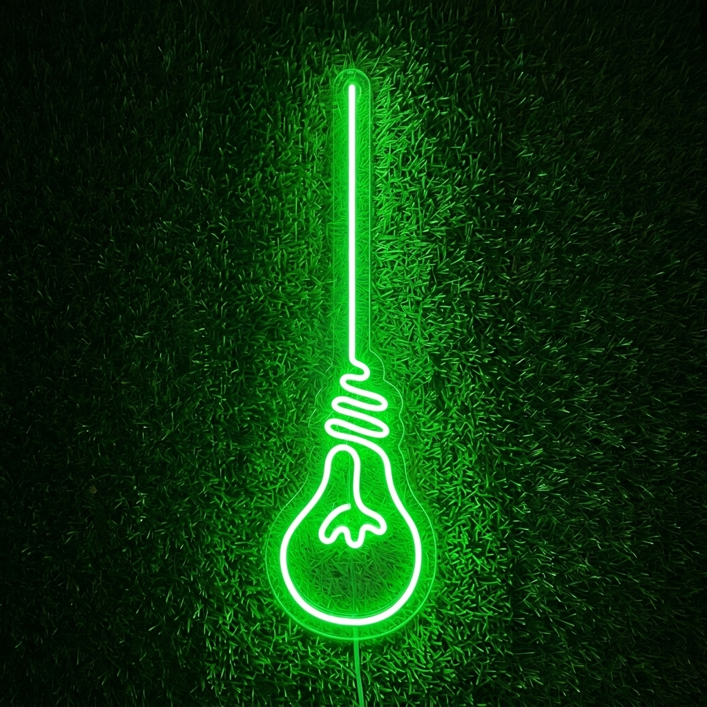 Neon Light Bulb Lamp Decor
