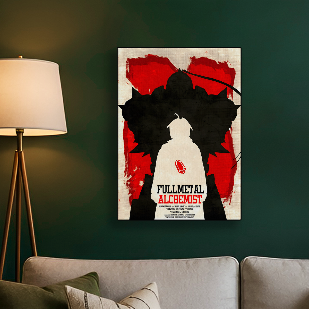 Fullmetal Alchemist Red Poster