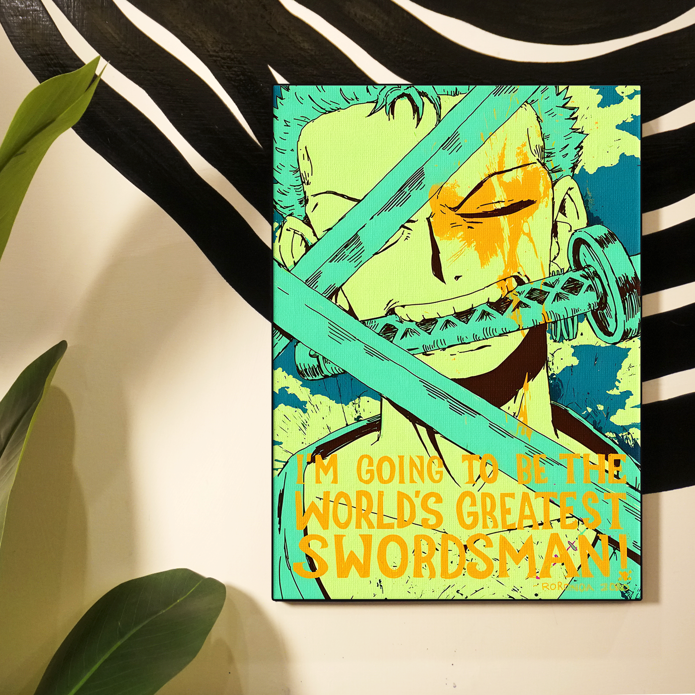 One piece Zoro Worlds greatest swordsman Poster