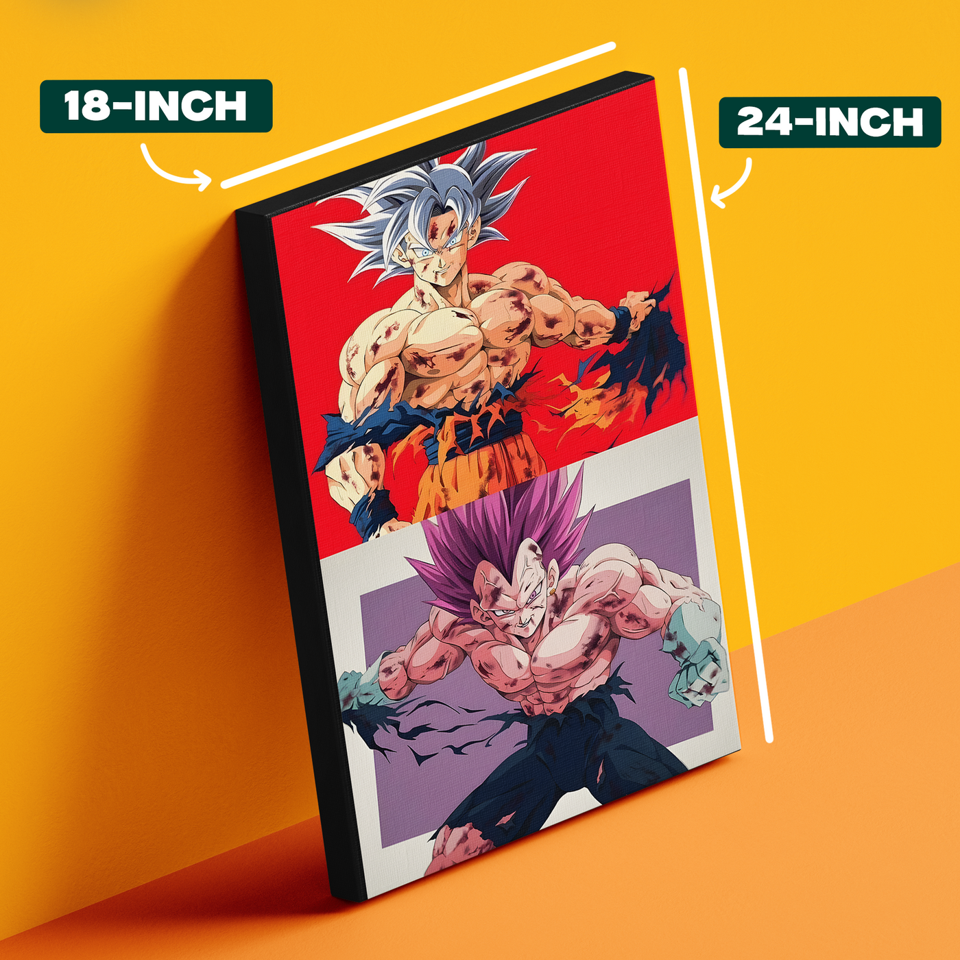 Goku Vegeta Muscle Poster