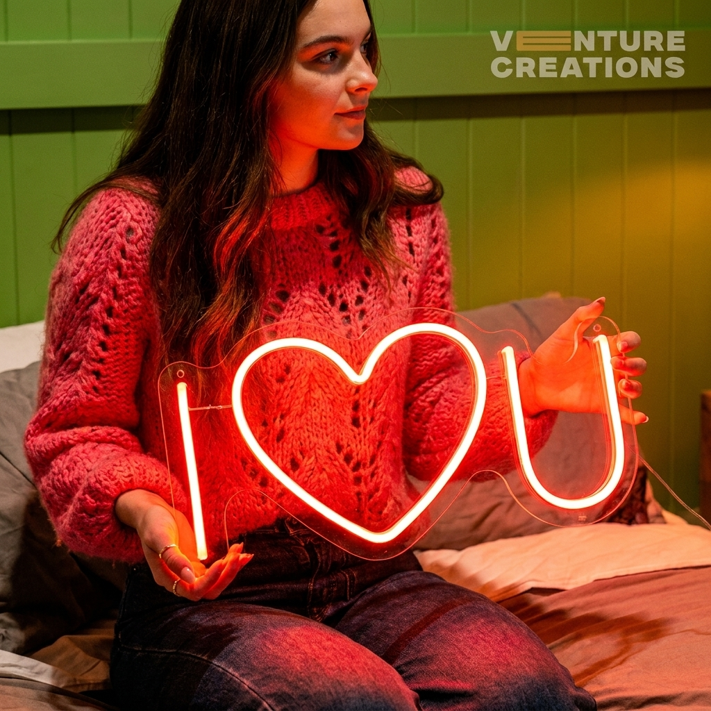 I Love U Neon Sign