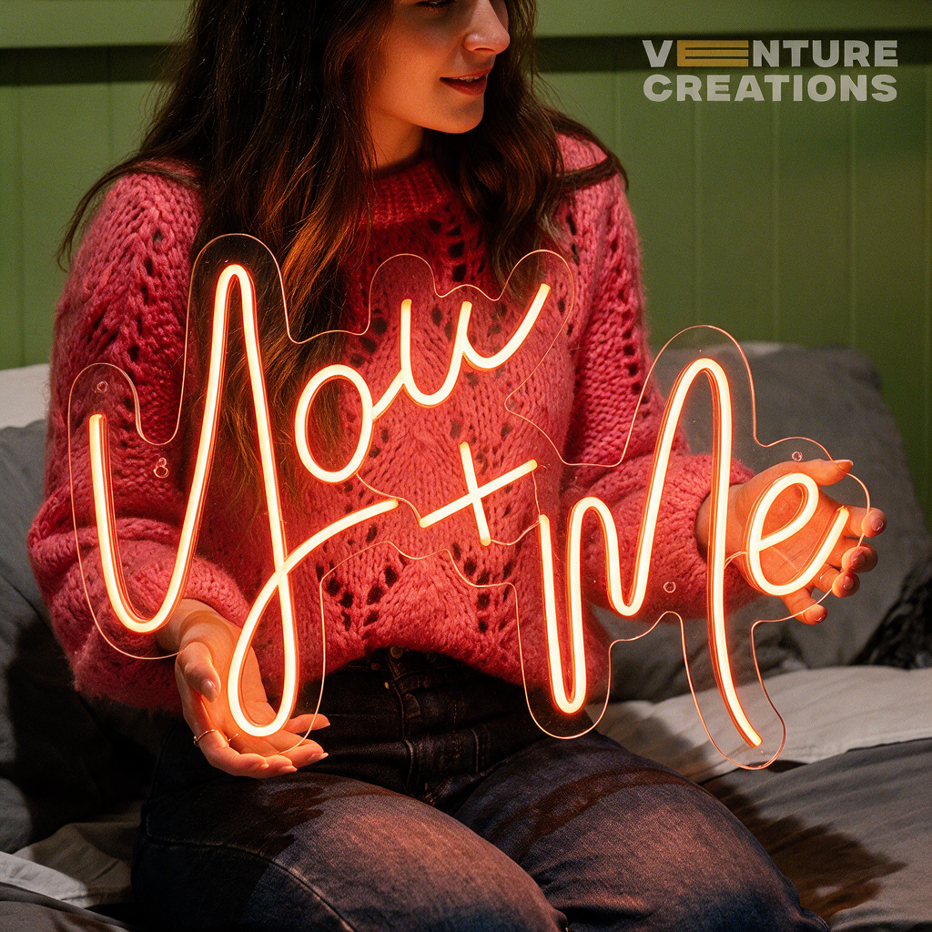 You & Me Neon Sign