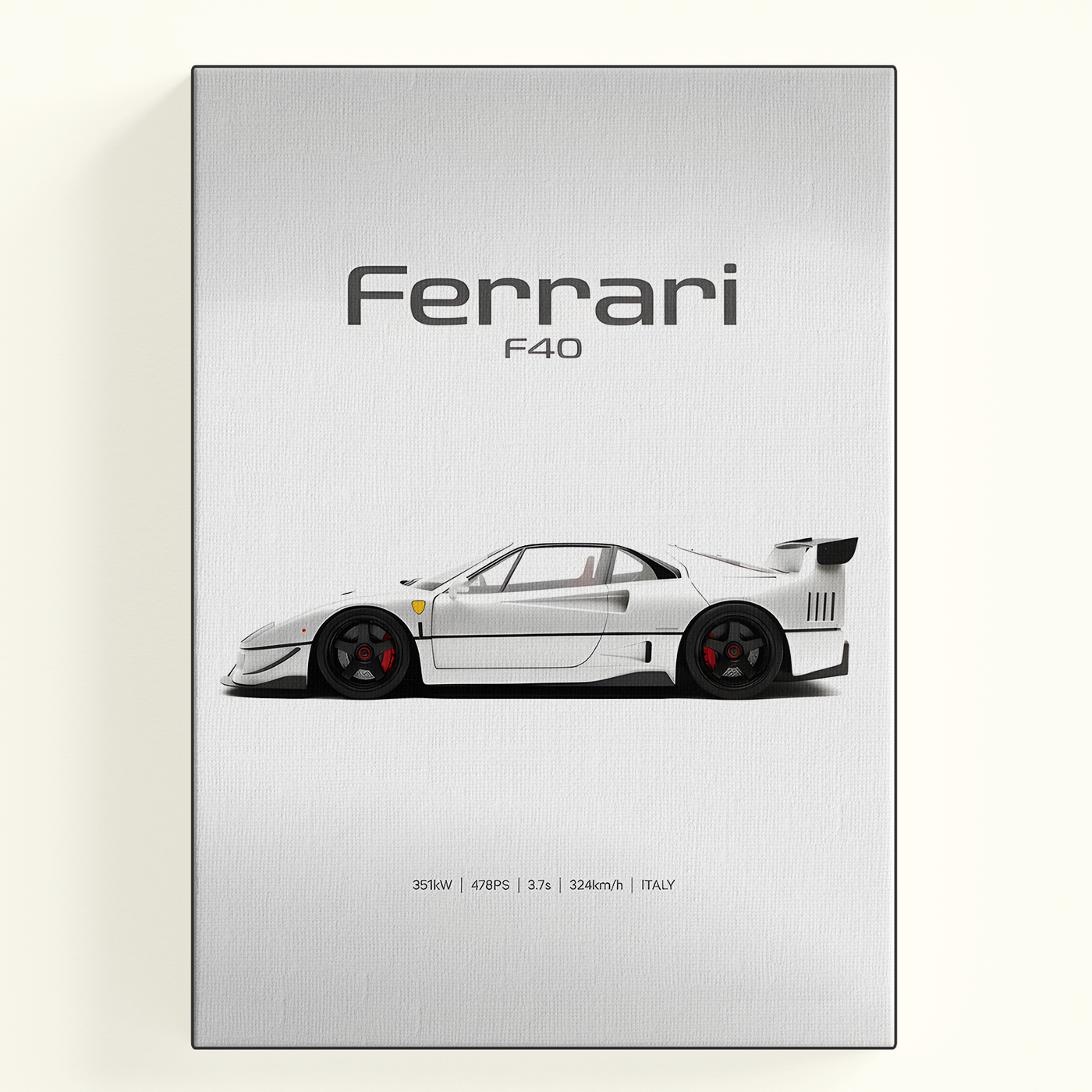 Ferrari Minimalist Poster