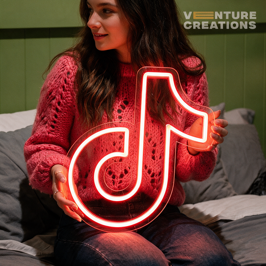 Tiktok Logo Neon Sign