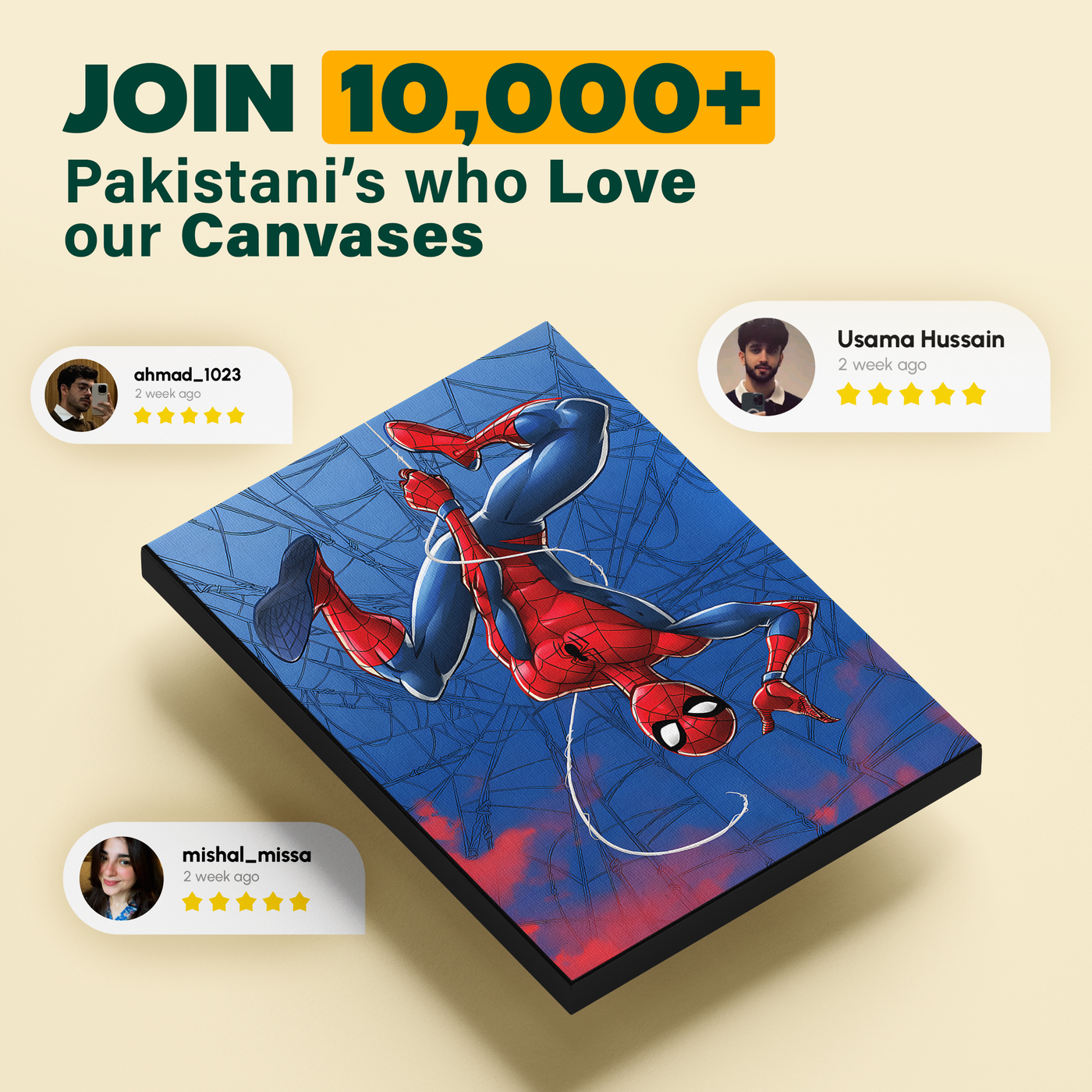 Spider-Man Colorful Comic Poster