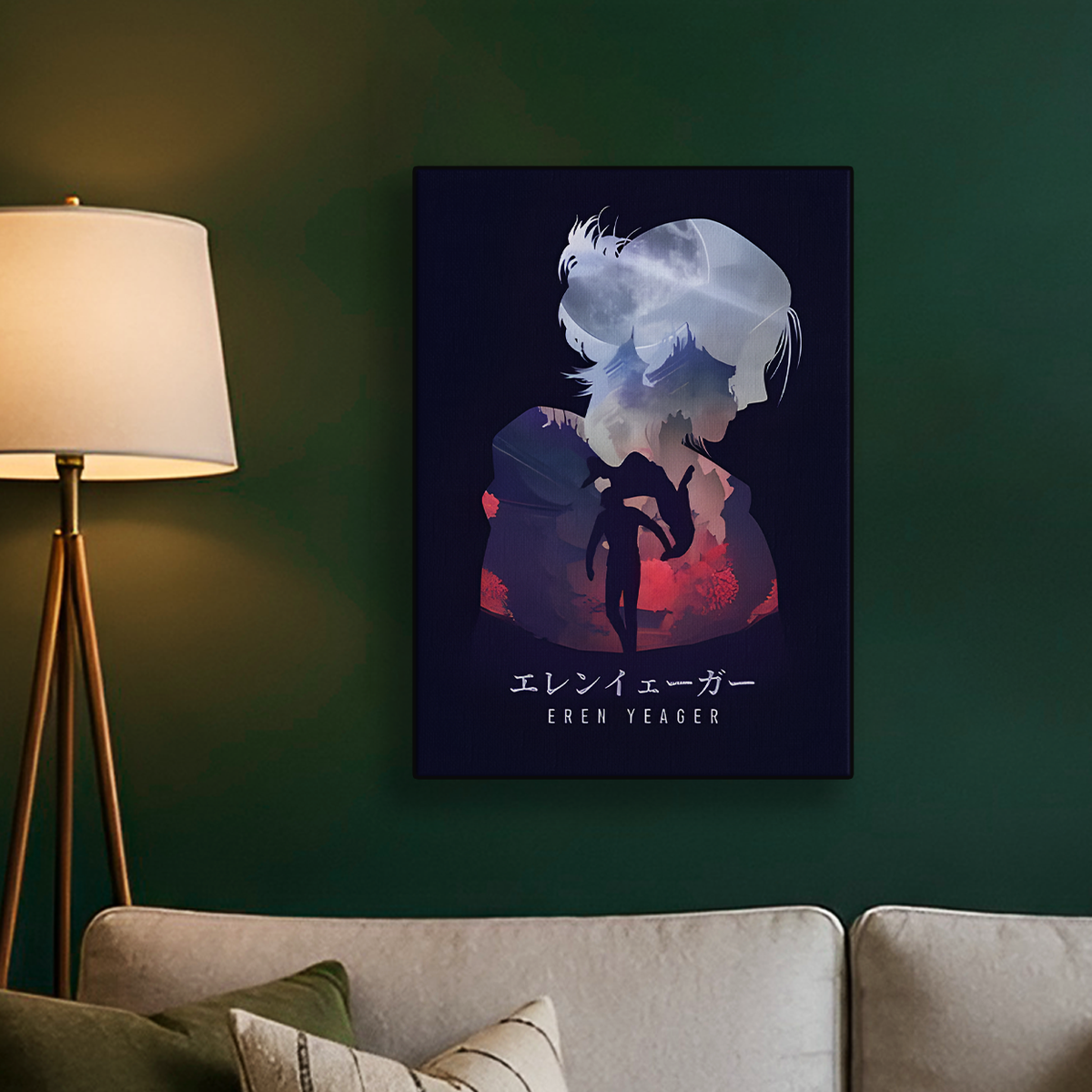 Attack on Titan Silhouette Poster