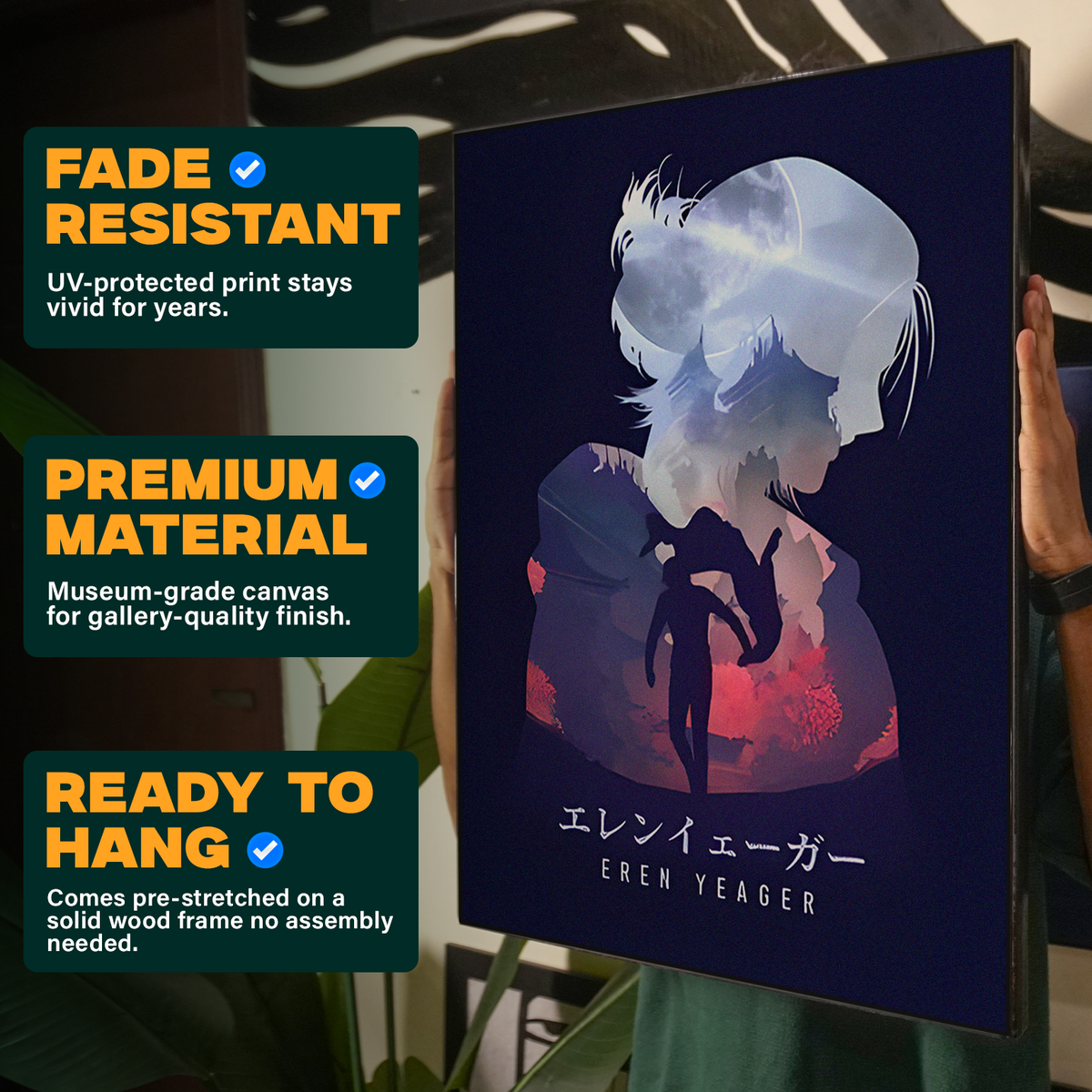 Attack on Titan Silhouette Poster