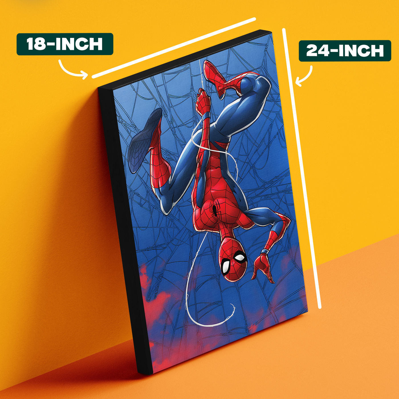 Spider-Man Colorful Comic Poster