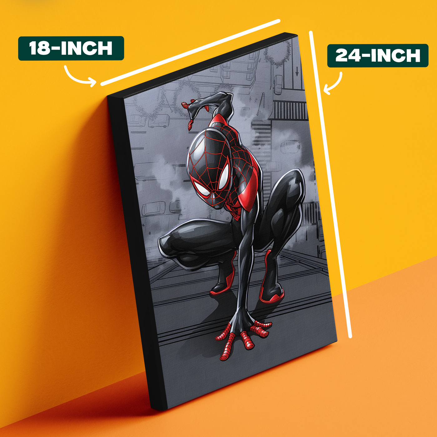 Miles morales spider man Colorful Comic Poster