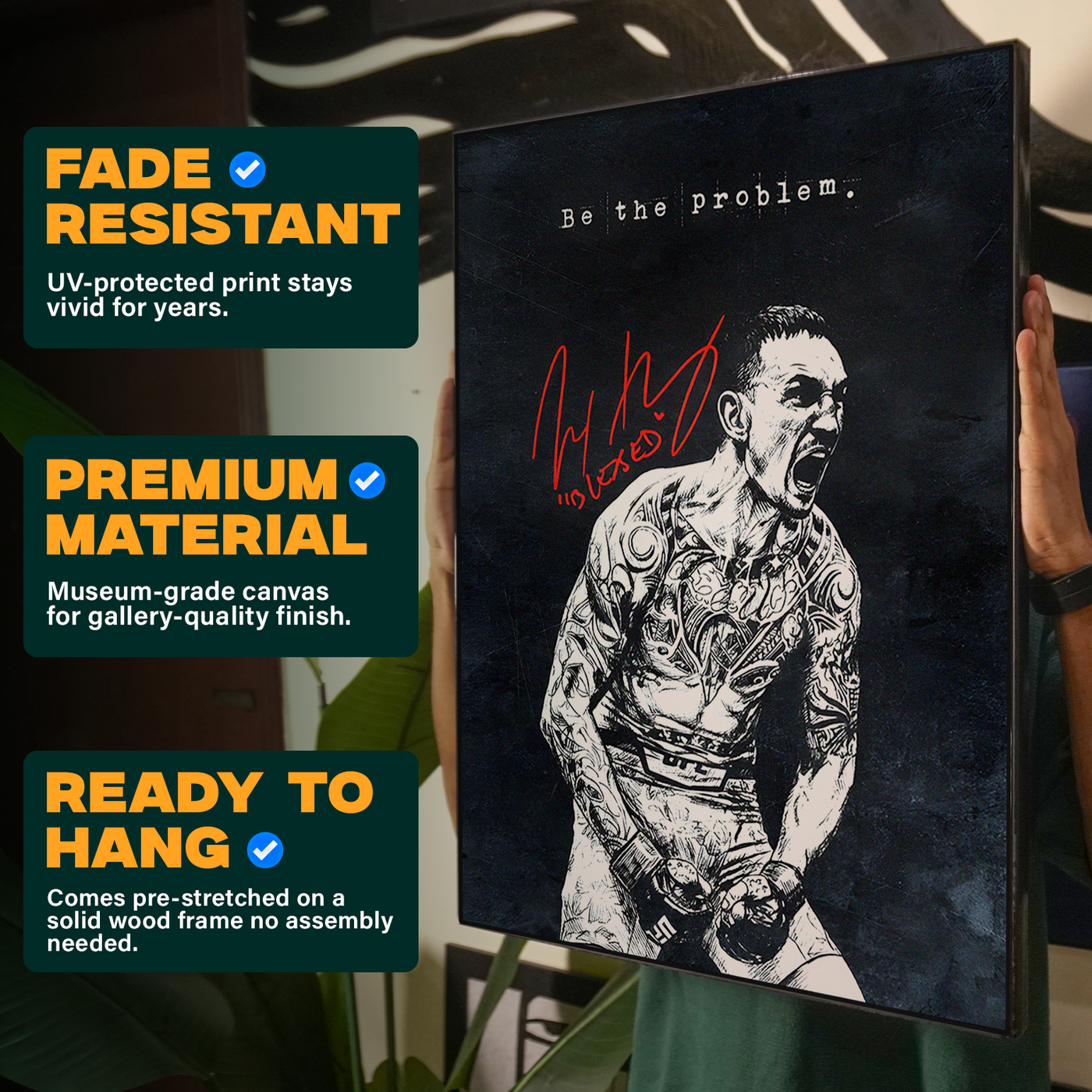 Max Holloway Quote Poster