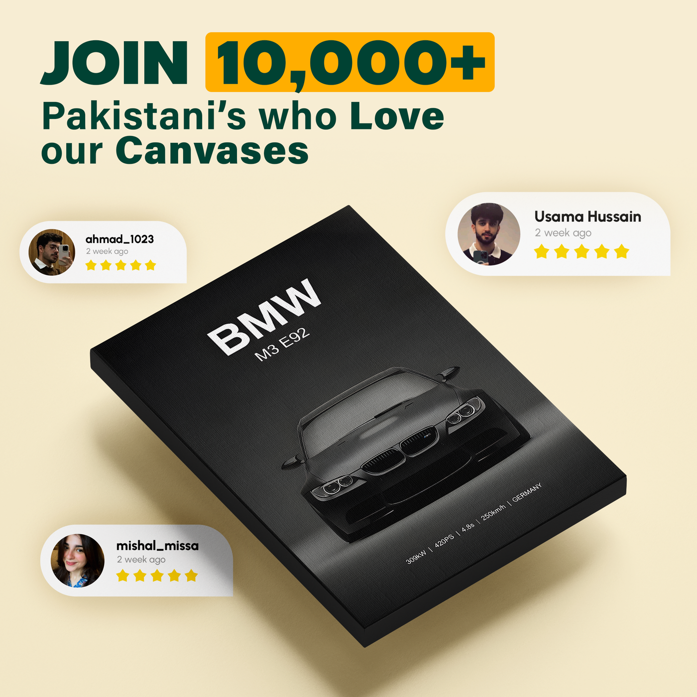 BMW M3 E92 Poster
