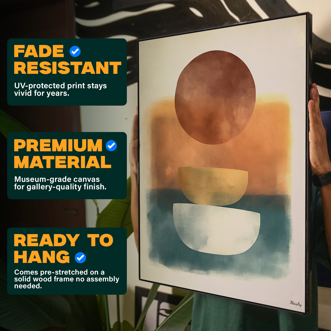 Abstract Balance Stones Poster