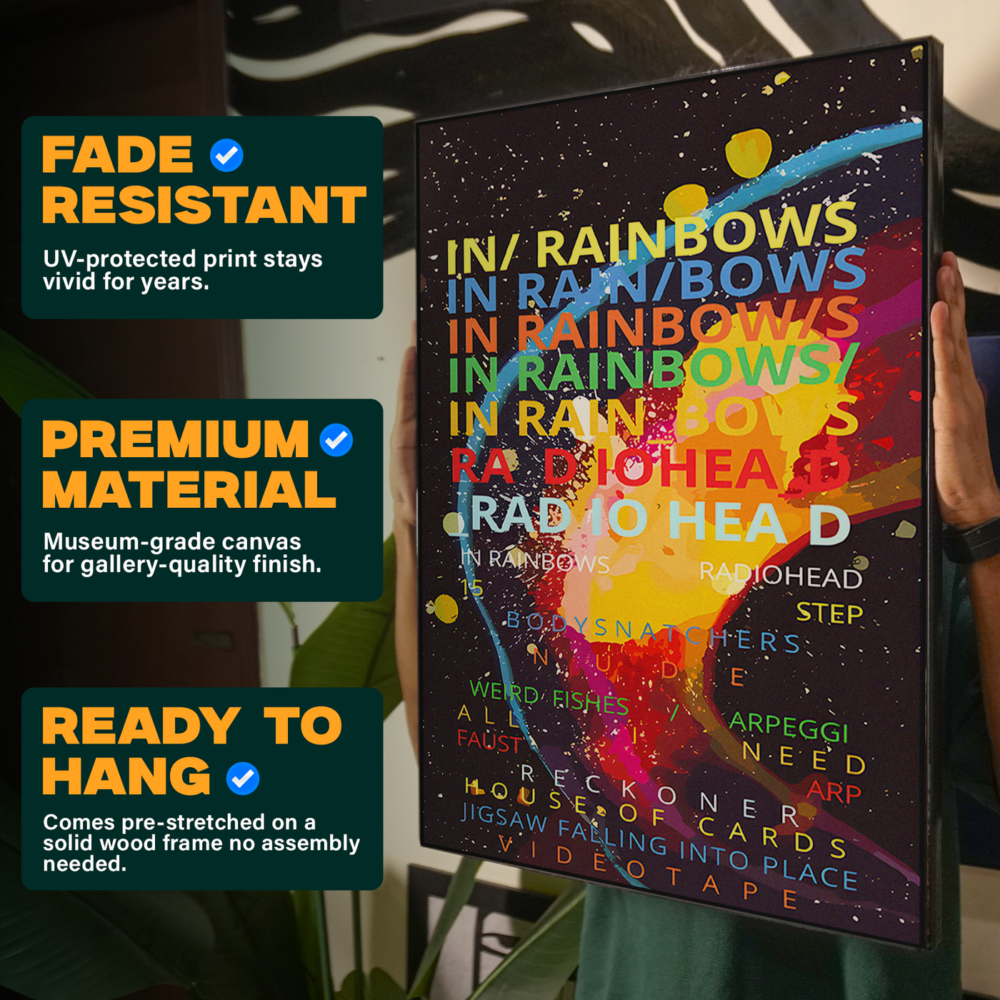 In Rainbows Radiohead Poster
