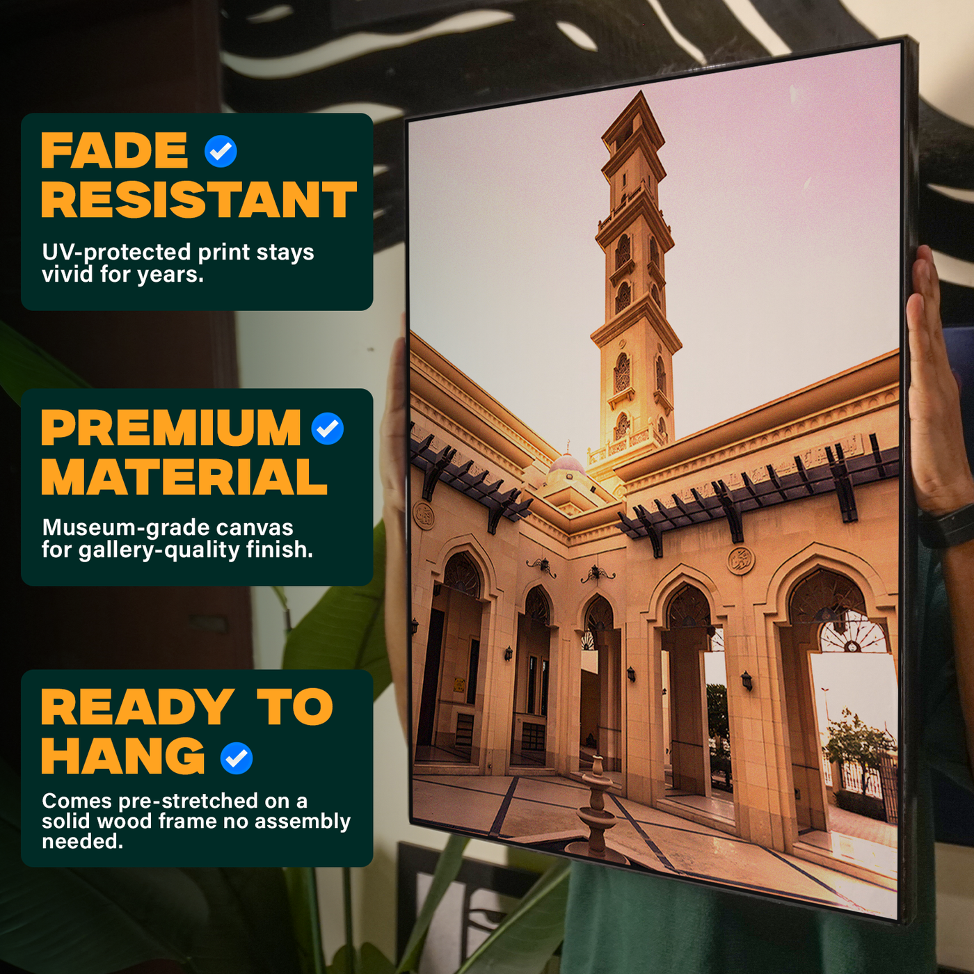 Mosque Courtyard Poster