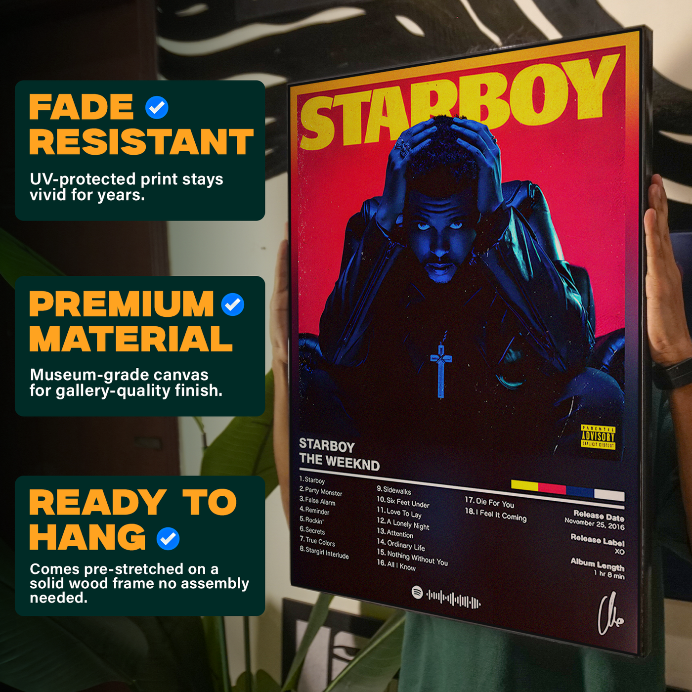 Starboy The Weeknd Poster