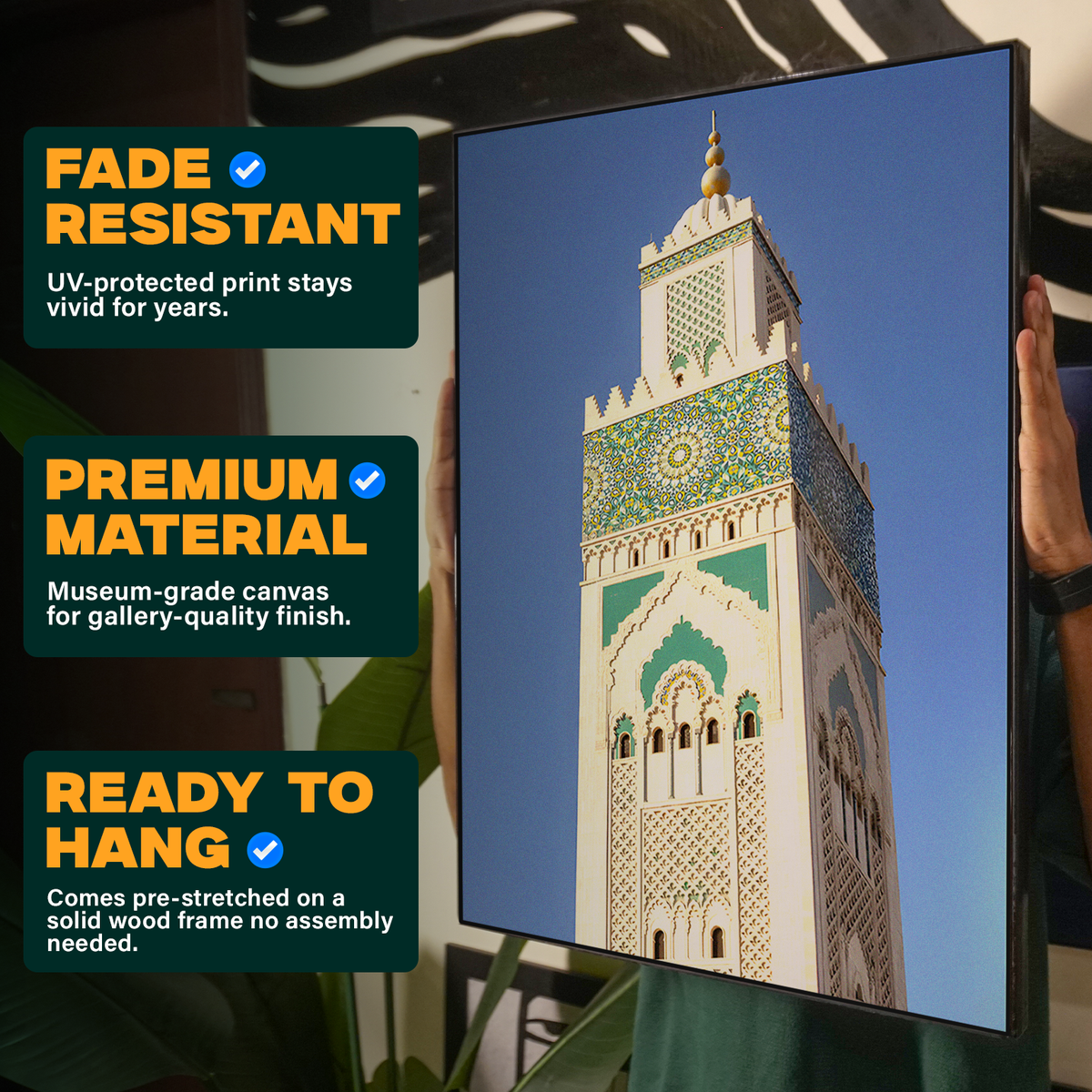 Ornate Mosque Minaret Poster