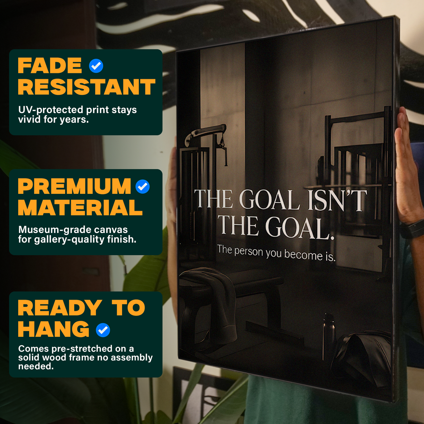 The Goal Isnt The Goal Poster