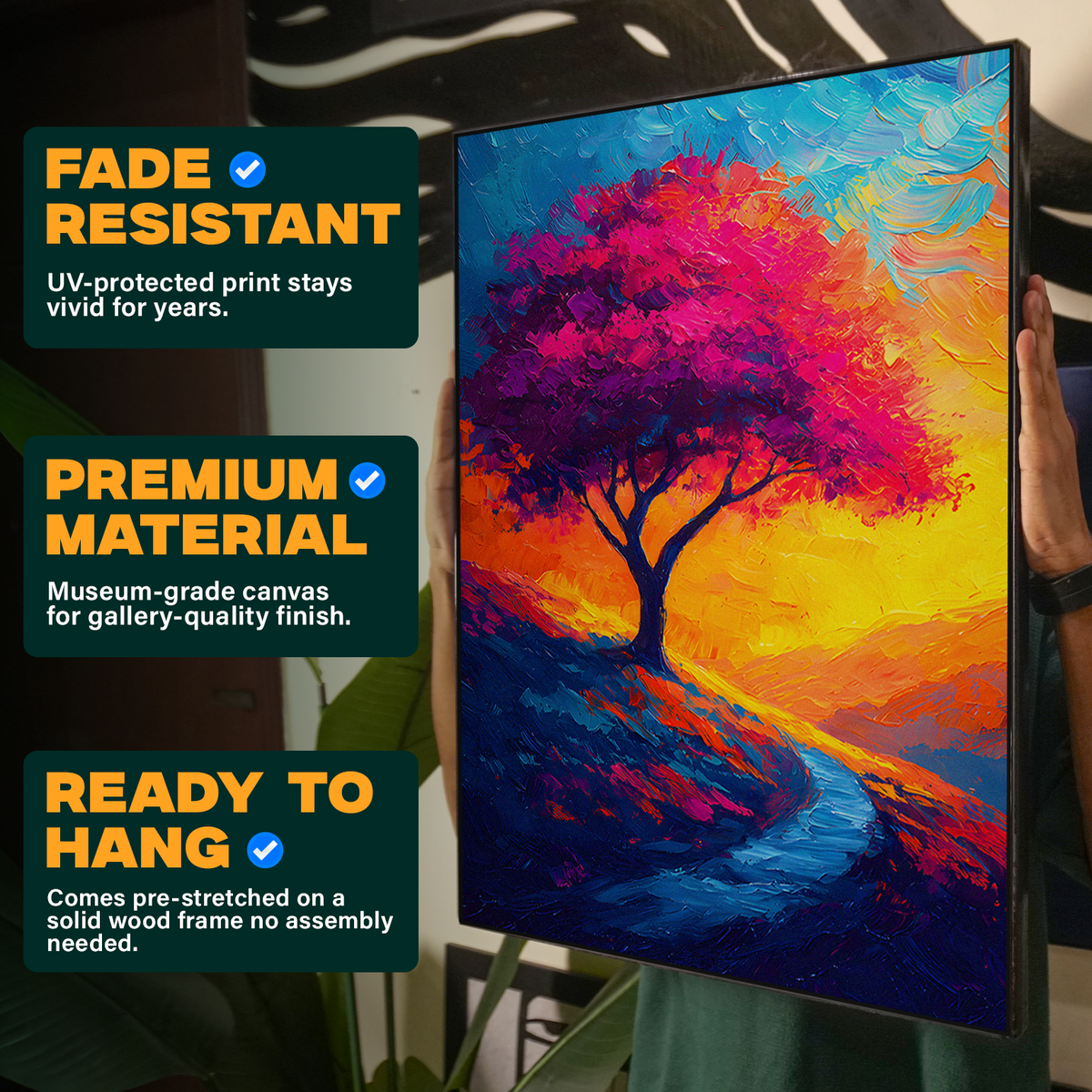 Colorful Tree Poster