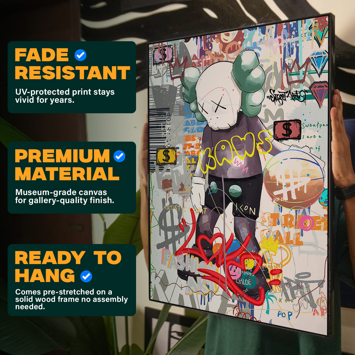 Graffiti Street Art Collage Poster