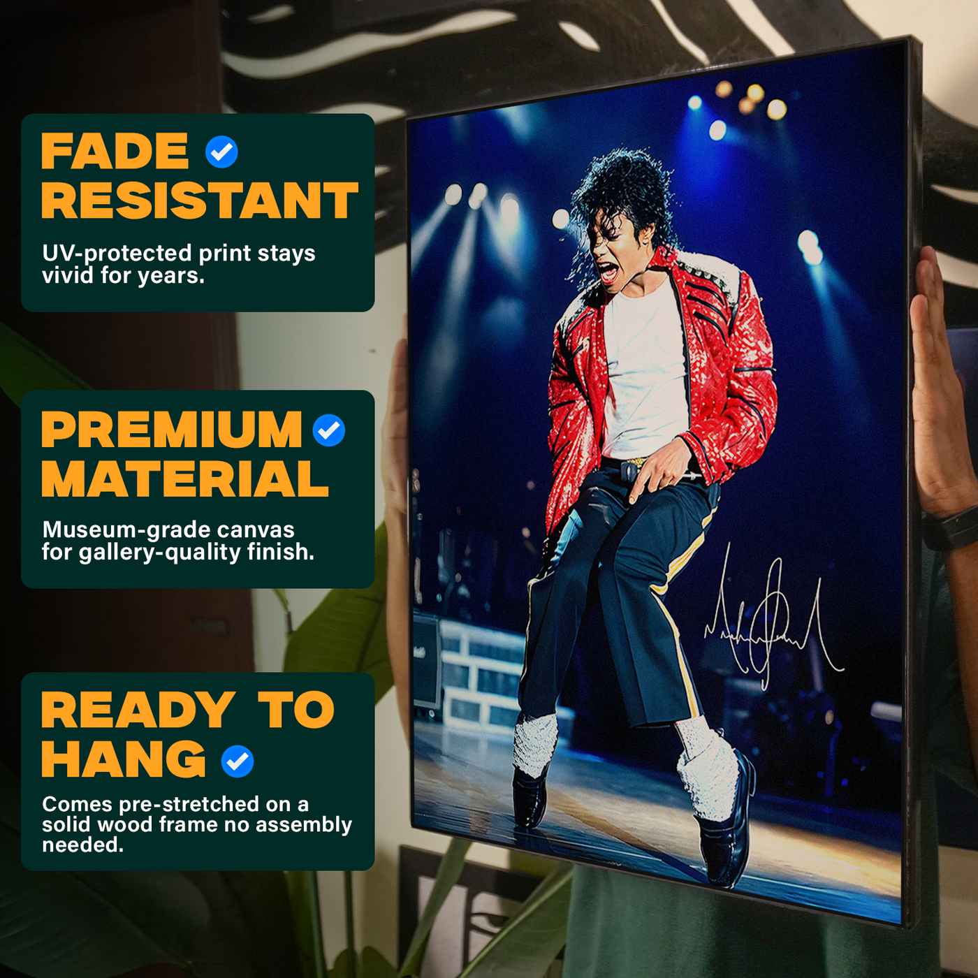 Michael Jackson Red Jacket Poster