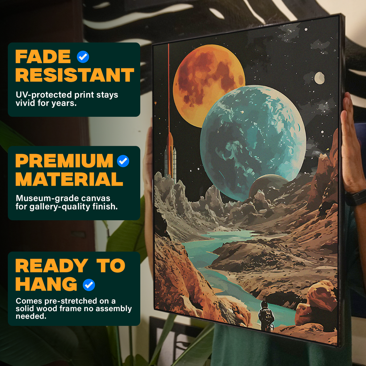 Planet Landscape Poster