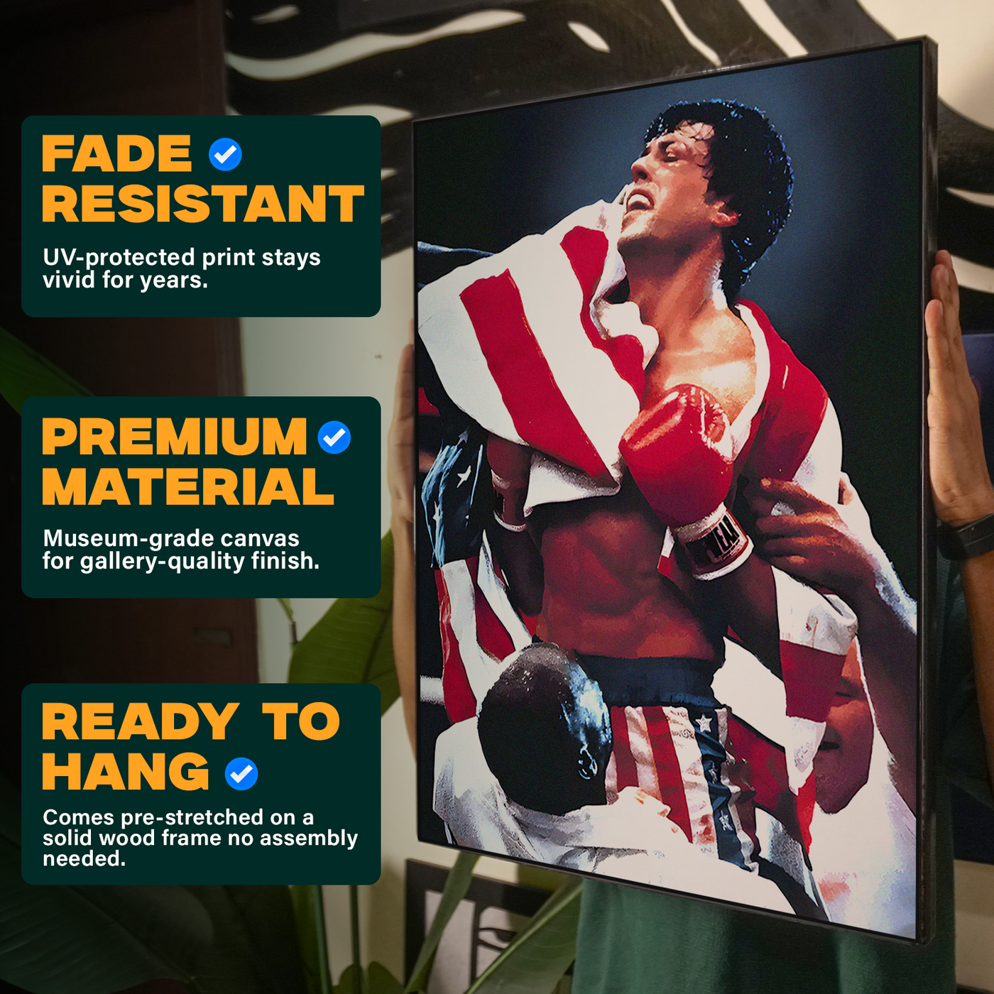 Rocky Style Boxing Poster